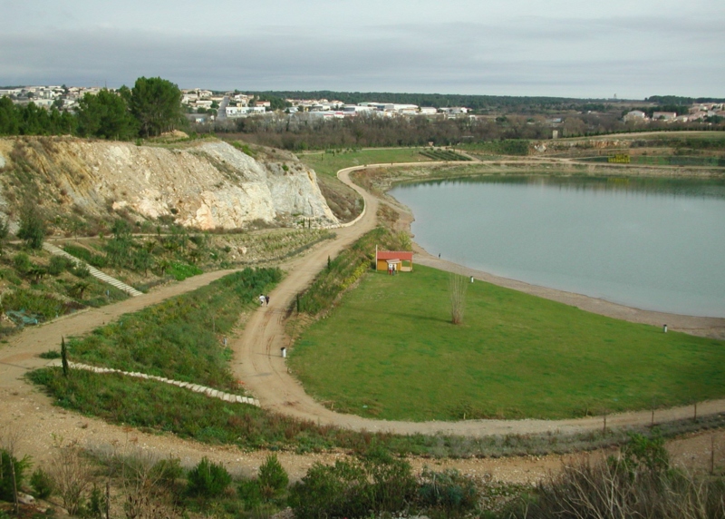Le lac du Crès en 2000