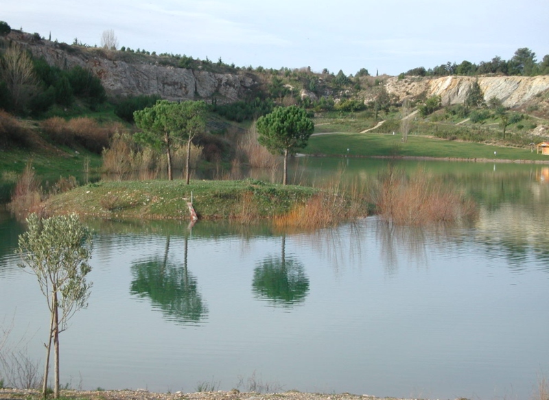 Le lac du Crès en 2003