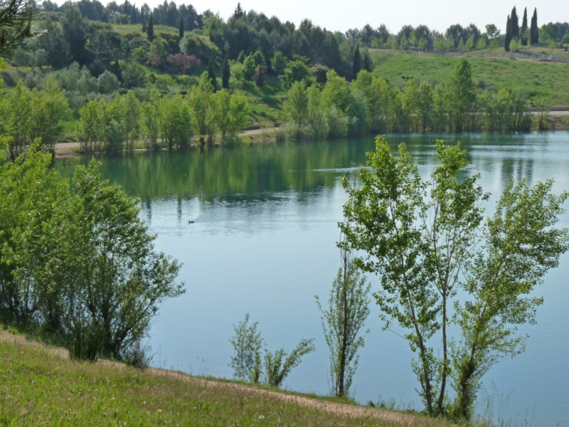 Le lac du Crès en 2009